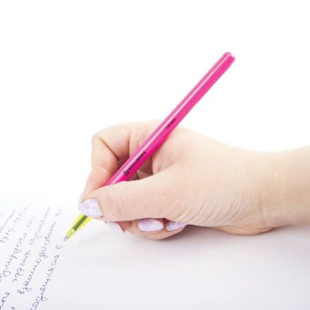 Ручка шариковая BRAUBERG "Color", СИНЯЯ, корпус ассорти, узел 1 мм, линия письма 0,5 мм, 141507 Ручка шариковая BRAUBERG "Color", СИНЯЯ, корпус ассорти, узел 1 мм, линия письма 0,5 мм, 141507