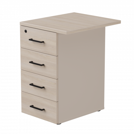 Тумба приставная Everprof EVO с топом 510х600x755 Кашемир/Дуб Соната