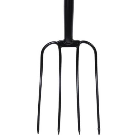 Вилы садовые цельнометаллические 22х30 см, ОБЩАЯ ДЛИНА 150 см, черенок сталь, RABBITEX (РАББИТЕКС) "LONG HANDLE", 700489