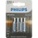 Батарейка Philips Entry ААА LR03-4BL/LR03A4B/51  алкалин. 1,5v 4 шт/уп