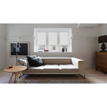 Жалюзи ARX_Рулонная штора Плайн Белый 060x160 Мини