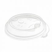 Крышка с питейником для бумажного стакана, диаметр 90 мм, глянцевая, прозрачная, полипропилен, ВЗЛП, 3001П