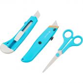 Набор ножей TOPFORT 18 мм универсал, утилитарный нож и ножницы