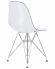 Стул обеденный DOBRIN DSR CASPER, ножки хром, цвет прозрачный