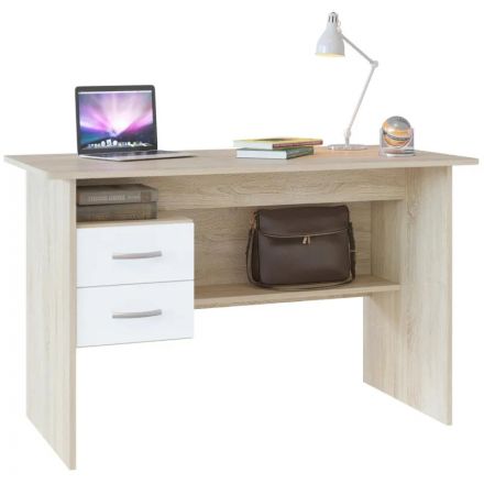 Стол компьютерный Сокол_Стол письменный СПм-07.1  Дуб сонома/белый