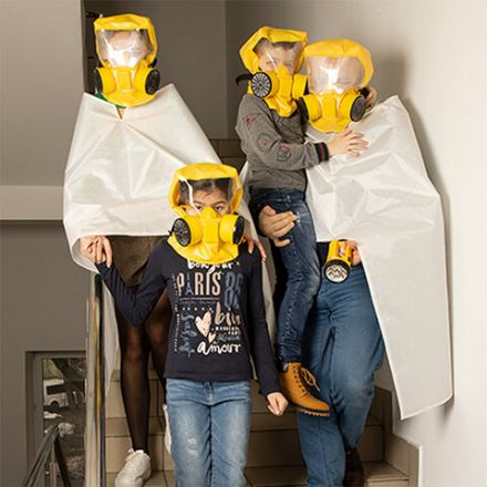 Самоспасатель фильтрующий универсальный малогабаритный УФМС, от 30 минут защиты, Шанс-Е Самоспасатель фильтрующий универсальный малогабаритный УФМС, от 30 минут защиты, Шанс-Е