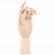 Манекен художественный "РУКА" левая, высота 18 см, дерево, BRAUBERG ART CLASSIC, 192516