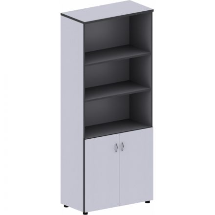 Шкаф MS_Агат полузакрытый высокий АСС-23.0 серый Шкаф MS_Агат полузакрытый высокий АСС-23.0 серый