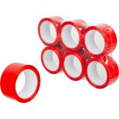 Клейкая лента упаковочная 48мм х 66м 43мкр красная 6 шт/уп СПб