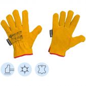 Перчатки защитные ДИГГЕР спилковые желтые утеплитель Тинсулейт р.10,5 Перчатки защитные ДИГГЕР спилковые желтые утеплитель Тинсулейт р.10,5