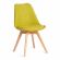 Стул TULIP SOFT (mod. 053V) дерево/пластик/ткань, 49,5 x 54,5 x 84 см, Светло-зеленый (Light green) LY1701-8