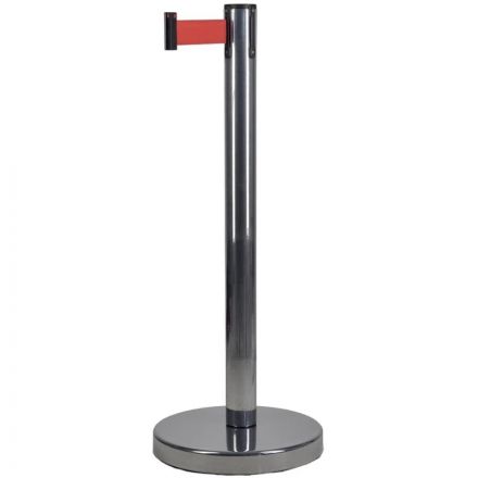 Стойка с лентой 3 метра TEH_BSLN-326333 CHROME RED