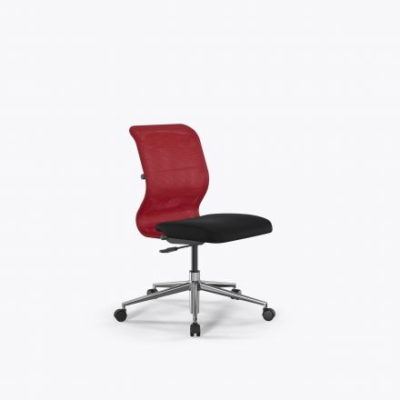 Кресло Sit 8 M4-8 - X2+UMF(X1) /Uh00/Wh00(M01.B23.G18.W01) Красный-Черный