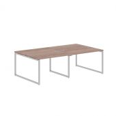 Стол 4-х местный XQWST 2414 Дуб Сонома/Алюминий 2406х1406х750