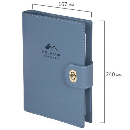 Ежедневник-органайзер недатированный B5 167х240 мм, BRAUBERG "Nova", под кожу, 160 л., голубой, 116201 Ежедневник-органайзер недатированный B5 167х240 мм, BRAUBERG "Nova", под кожу, 160 л., голубой, 116201