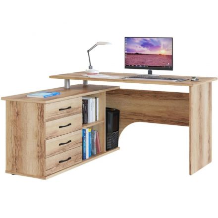 Стол компьютерный Сокол КСТ-109Л  Левый Дуб делано