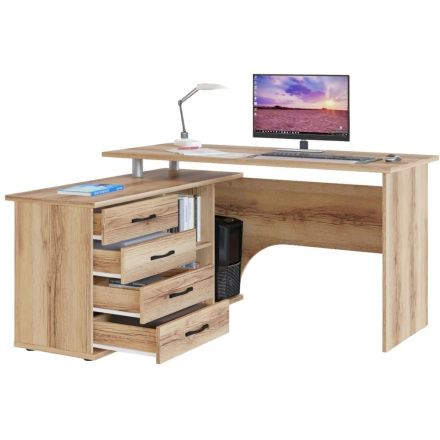 Стол компьютерный Сокол КСТ-109Л  Левый Дуб делано