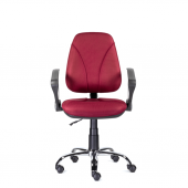 Кресло С-101 Клио Нептун ПВМ хром Е13-к (бордо)