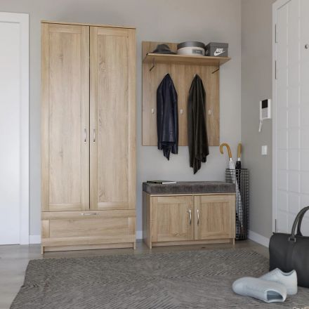 Тумба ШС_Сириус 2 двери 78х47,1 дуб сонома