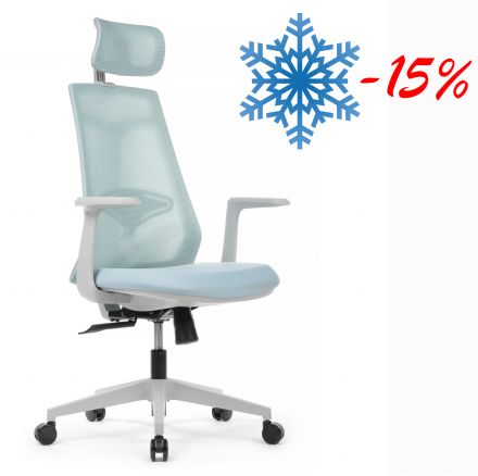 Кресло Gem 6230A-HS Голубое