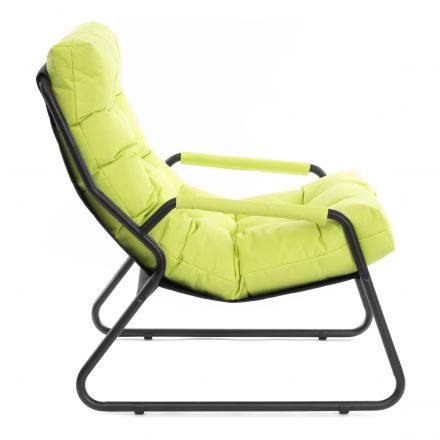 Кресло Ergo/Эрго рогожка с водоотталкивающей пропиткой, Лайм