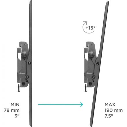 Кронштейн для телевизора Onkron UT4 55-100, наклонный Кронштейн для телевизора Onkron UT4 55-100, наклонный