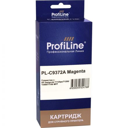 Картридж струйный ProfiLine C9372A №72 пурпурн. HP DesignJet T1120ps/T1200