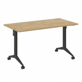 X-Pull Стол складной мобильный X.M-3.7 Тиквуд светлый/Антрацит металл 1380*720*753 X-Pull Стол складной мобильный X.M-3.7 Тиквуд светлый/Антрацит металл 1380*720*753