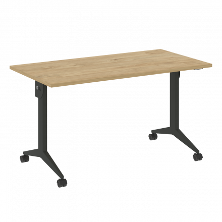 X-Pull Стол складной мобильный X.M-3.7 Тиквуд светлый/Антрацит металл 1380*720*753