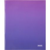 Тетрадь общая А5 48л Attache Градиент Фиолет клетка, 65г, скрепка, УФ-лак