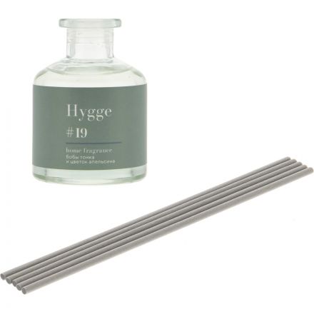 Аромадиффузор Hygge 19 Бобы тонка и цветок апельсина 50мл, АР 100-562