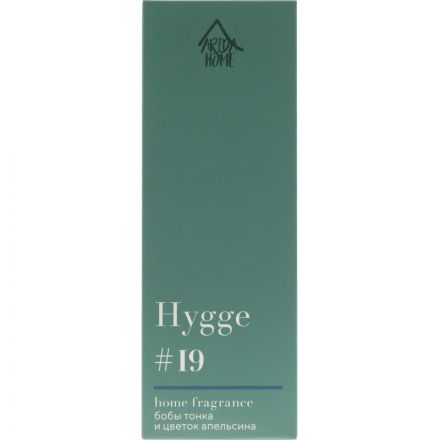 Аромадиффузор Hygge 19 Бобы тонка и цветок апельсина 50мл, АР 100-562