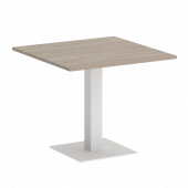 Home Office Стол квадратный VR.SP-5-90.2 Дуб аттик/Белый металл 900*900*753 Home Office Стол квадратный VR.SP-5-90.2 Дуб аттик/Белый металл 900*900*753