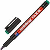 Маркер перманентный для глянц.поверх. EDDING 143/4 B зеленый 1-3 мм