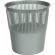 Корзина офисная 10л пластик, серая Luscan