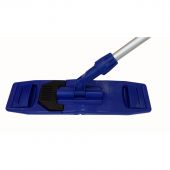 Швабра флаундер с педалью и рукояткой ЭкоКоллекция 41x11 см синяя Швабра флаундер с педалью и рукояткой ЭкоКоллекция 41x11 см синяя