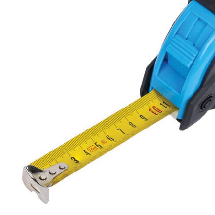 Рулетка измерительная 7,5 м х 25 мм, обрезиненный корпус, 3 фиксатора, RABBITEX (РАББИТЕКС) Special, 671355