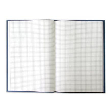 Книга учета 96 л., клетка, твердая, бумвинил, блок офсет, А4 200х290 мм, BRAUBERG, синяя, 130069