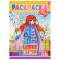Раскраска с заданиями +122 наклейки "Яркие дизайны" с цветным фоном, А4, 16 стр, 21х29 см, АССОРТИ, ЛиС