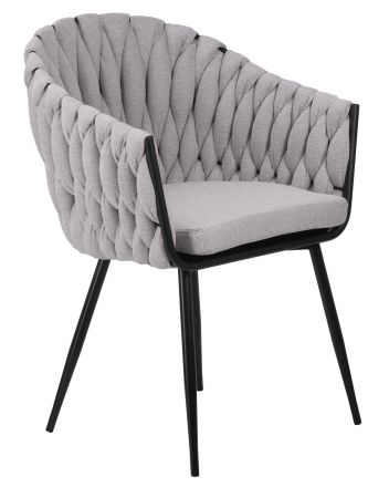 Набор 2 шт Стул обеденный DOBRIN MATILDA, серая ткань (LAR 275-17)