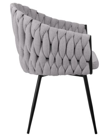 Набор 2 шт Стул обеденный DOBRIN MATILDA, серая ткань (LAR 275-17)
