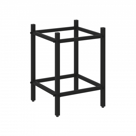 Loft Угловой проходной модуль VR.L-SL.UPK-1.1.1 Чёрный металл 446*446*636 Loft Угловой проходной модуль VR.L-SL.UPK-1.1.1 Чёрный металл 446*446*636