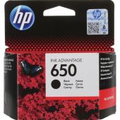 Картридж струйный HP 650 CZ101AE черный оригинальный