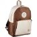 Рюкзак №1School  бежевый эмблема мишка