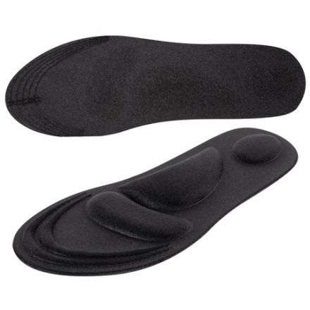 Стельки для обуви с супинатором 4D COMFORT PLUS, материал FOAM, размер RU 34-39 / EU 35-40, с линиями выреза, SHEGRA (ШЕГРА), 700744