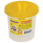 Стакан-непроливайка ЮНЛАНДИЯ, желтая крышка, 191311 Стакан-непроливайка ЮНЛАНДИЯ, желтая крышка, 191311