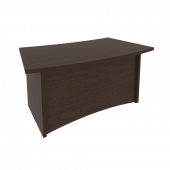 First Стол руководителя криволинейный KSR-1 Венге 1600*920*765 First Стол руководителя криволинейный KSR-1 Венге 1600*920*765