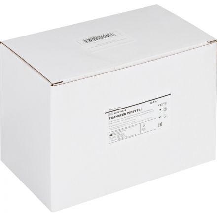 Пипетка Пастера 3мл, 155 ПЭ, град.,инд. уп., стер Китай 4320-0512 100 шт/уп