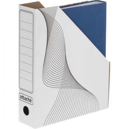 Вертикальный накопитель Attache 75мм белый волны 2шт/уп (сборн) гофрокарт