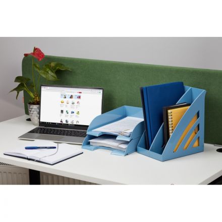 Лоток горизонтальный горизонтальный Комус Ницца голубой Лоток горизонтальный горизонтальный Комус Ницца голубой